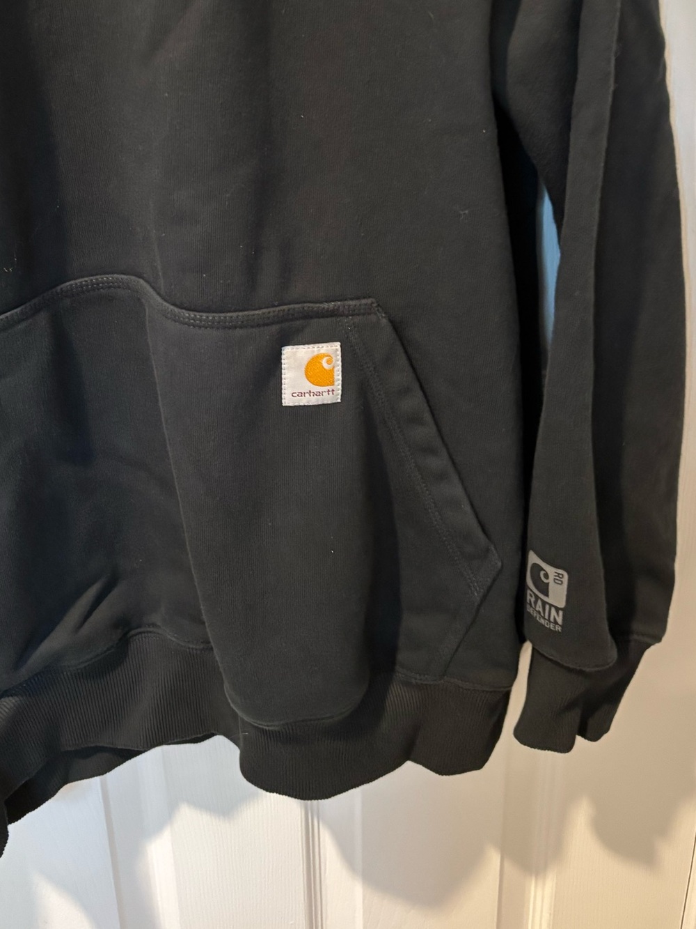 Carhartt Men's Rain Defender Heavyweight Pullover Hoodie Size Medium - Picture 5 of 8